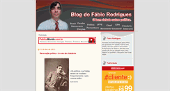 Desktop Screenshot of blogdofabiorodrigues.com.br